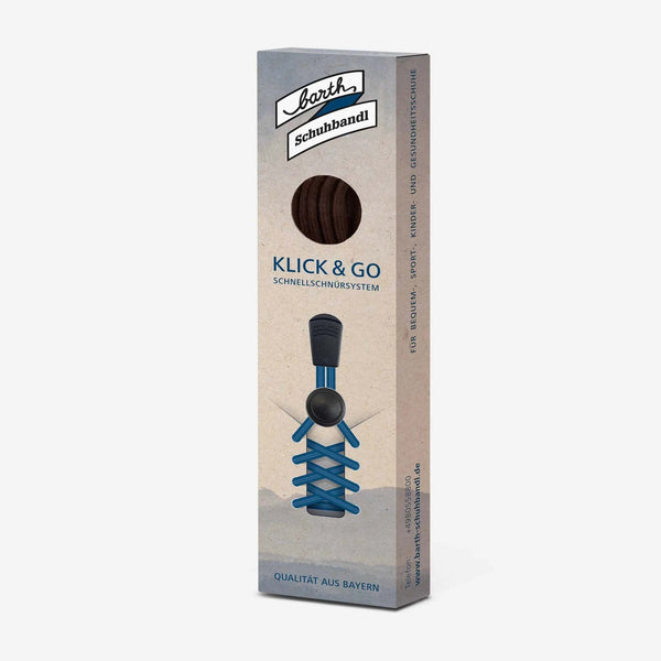 Elastic Lacing System “Click & Go” - Dark Brown