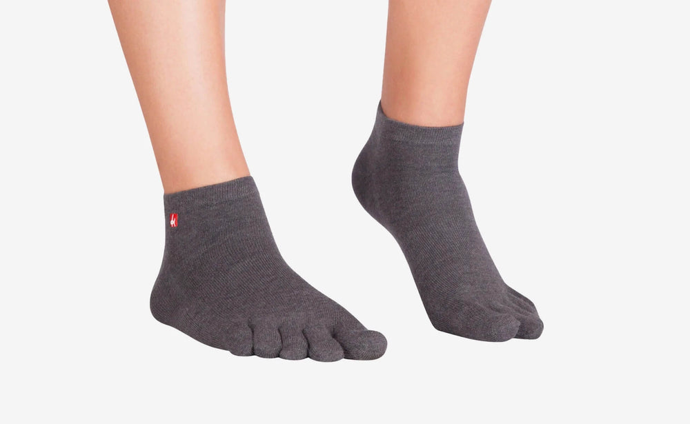 Toe Socks Sneaker (1 Pair Pack) - Charcoal